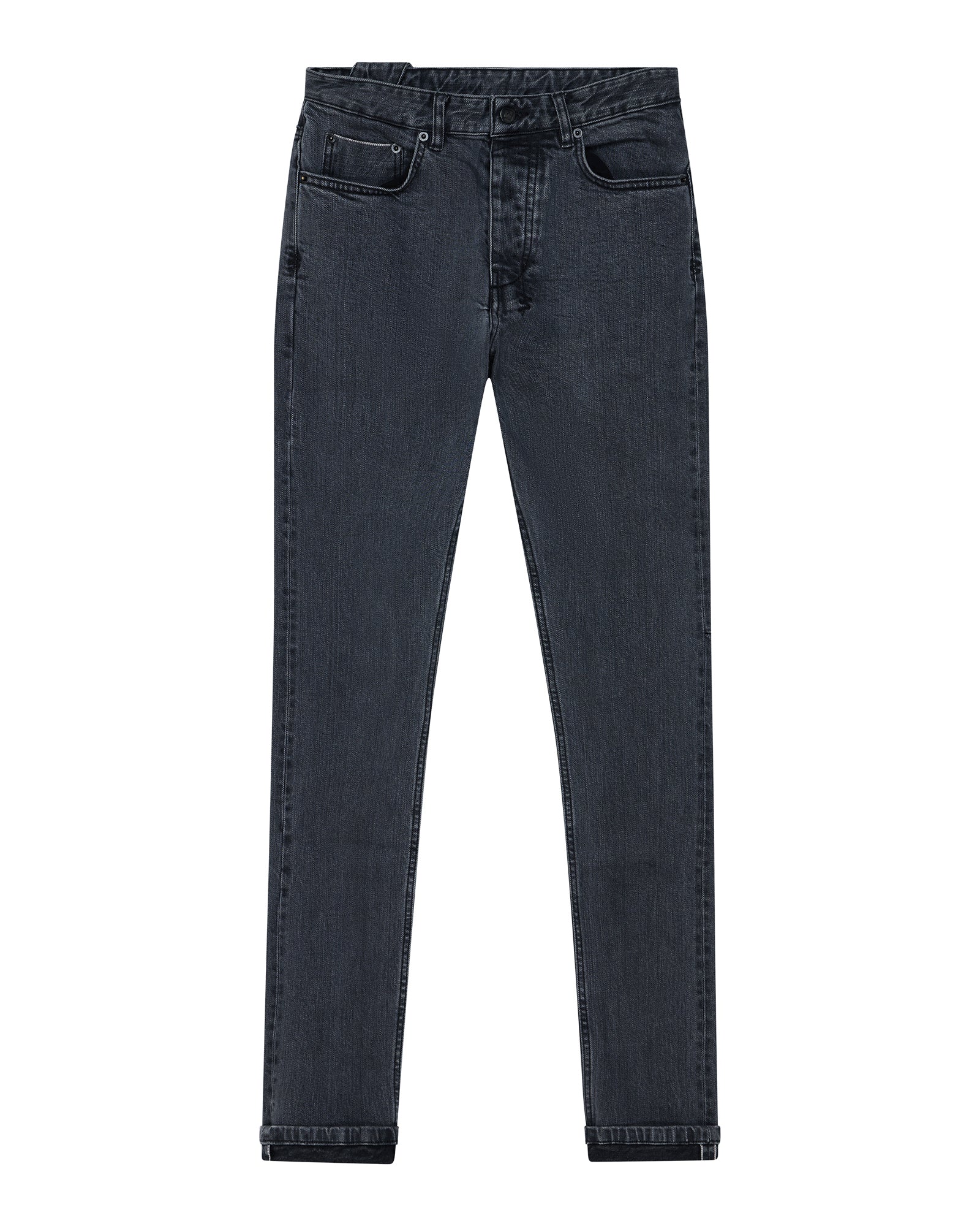 Chitch Selvedge NY Black Tapered Jeans - Image 7