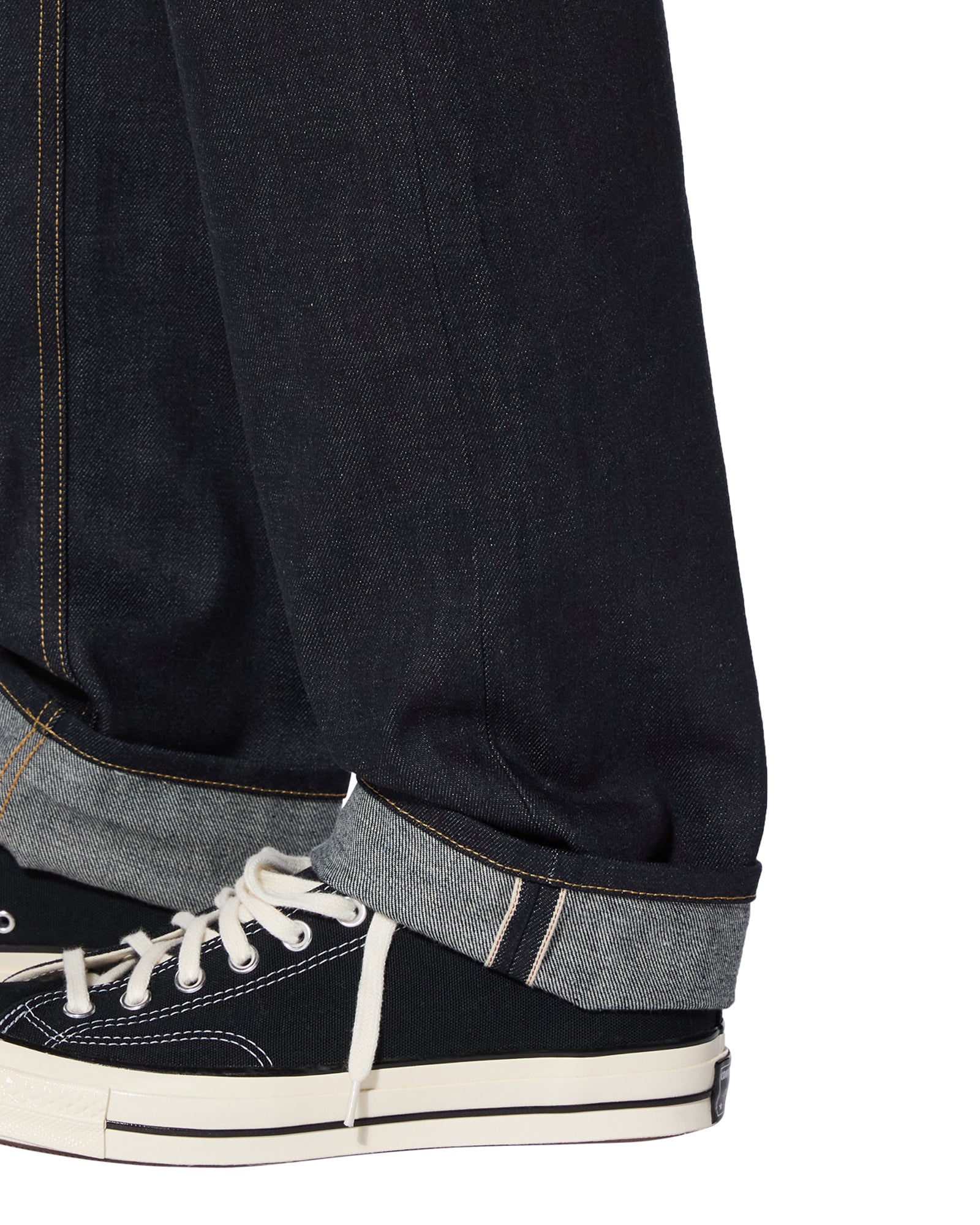 Hazlow Selvedge Raw Blue Straight Leg Jeans - Image 5
