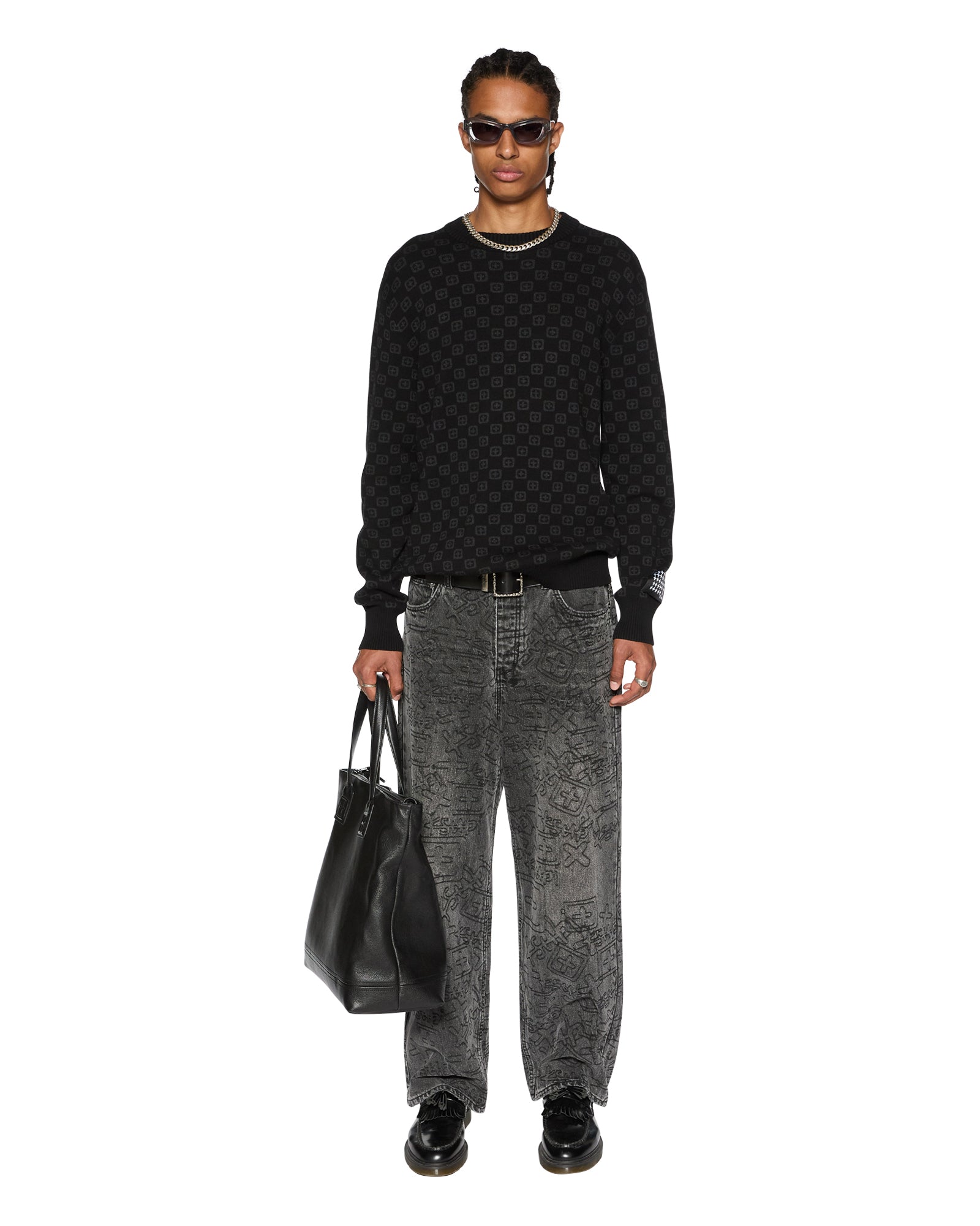 Maxx Stencil Stitch Straight Leg Jeans - Image 3