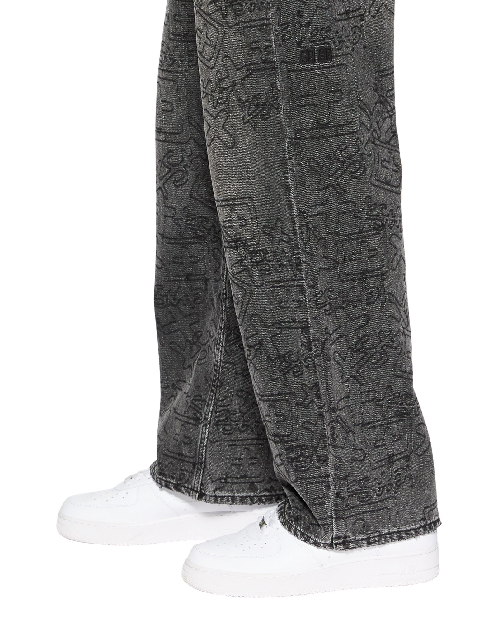 Maxx Stencil Stitch Straight Leg Jeans - Image 4