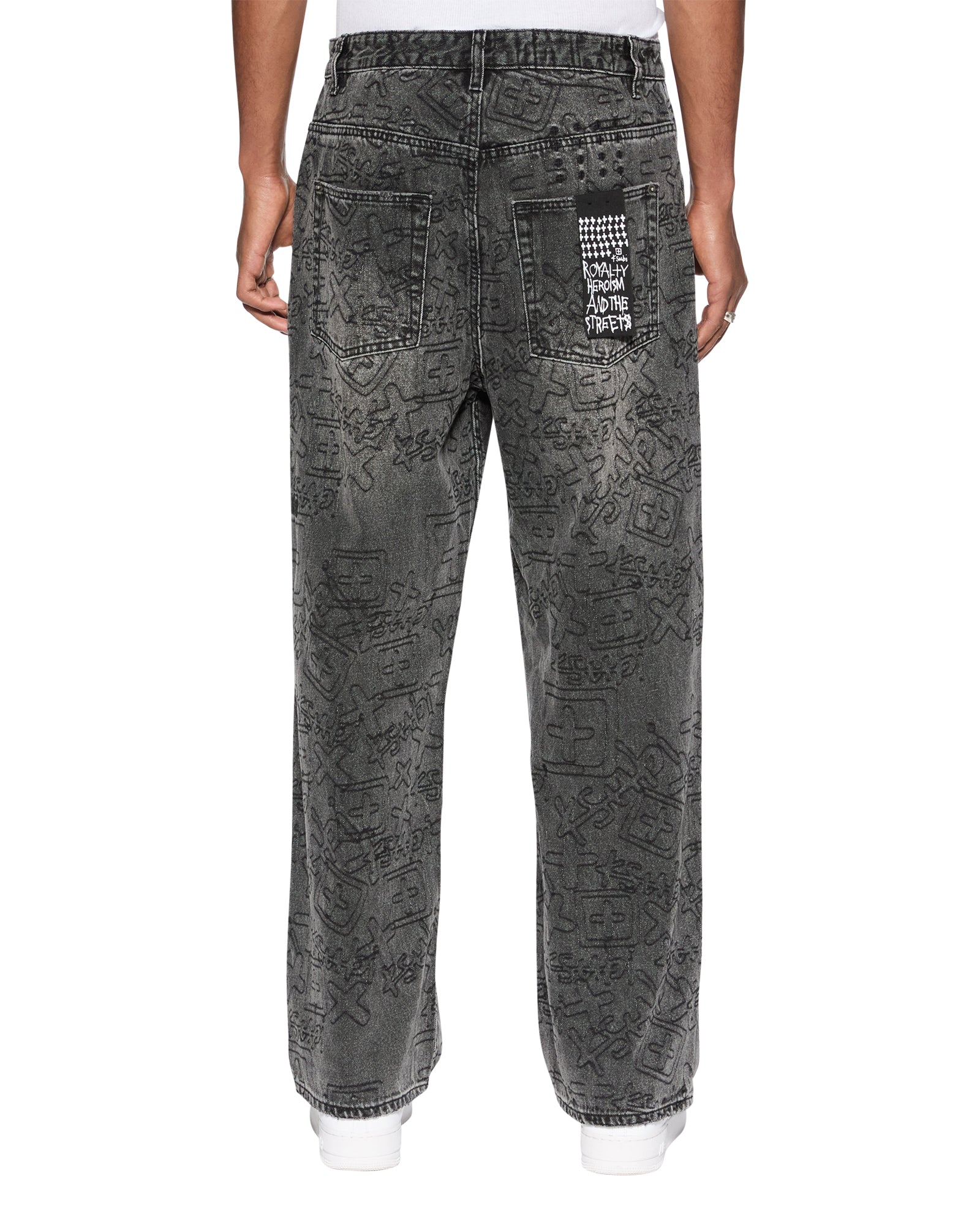 Maxx Stencil Stitch Straight Leg Jeans - Image 7