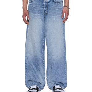 Mens Maxx Dakota Blue Baggy Denim Jeans