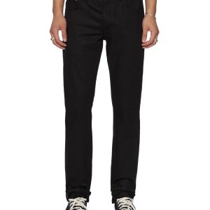 Chitch Selvedge Raw Black Tapered Jeans