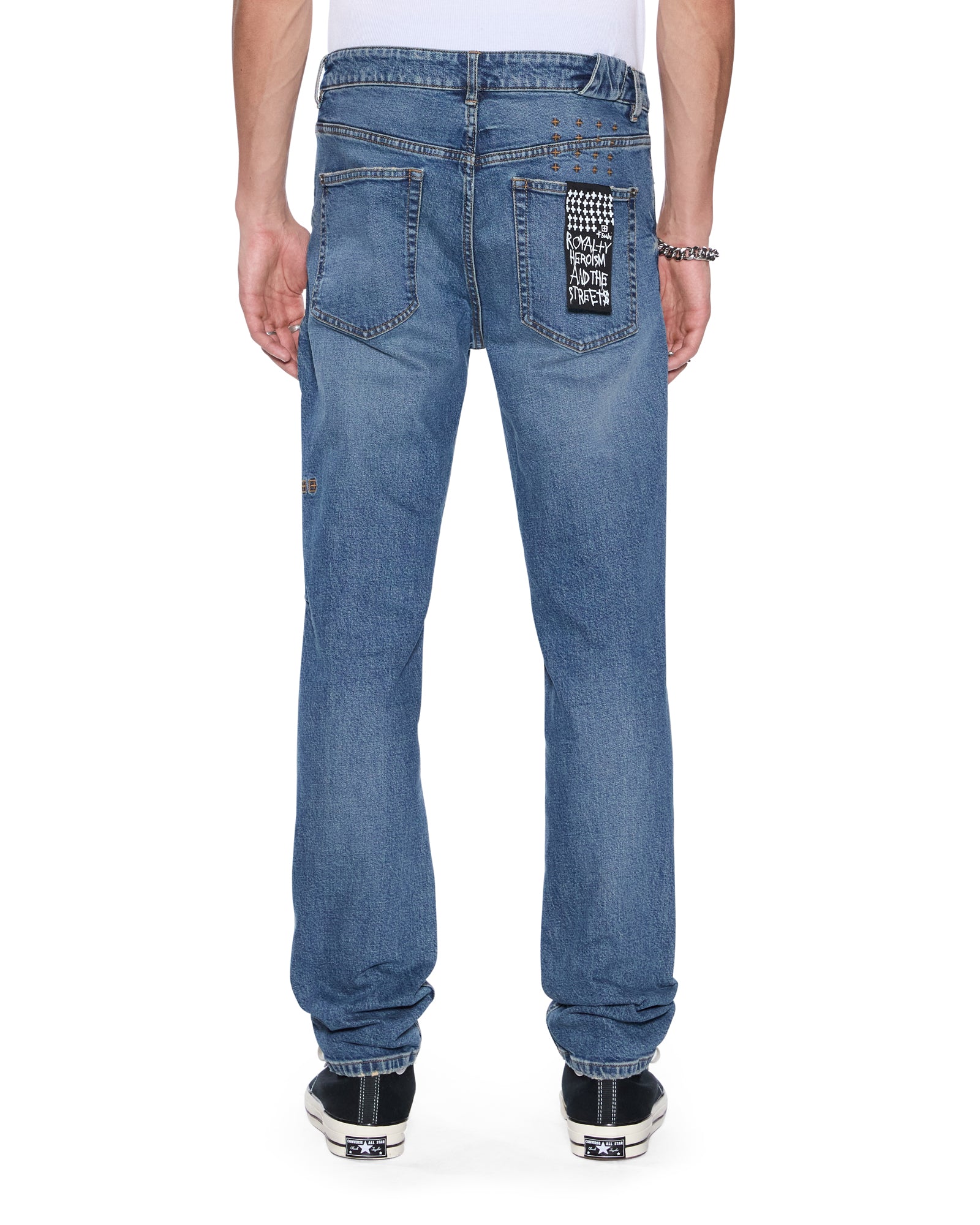 Mens Chitch Relik Slim Denim Jeans - Image 6