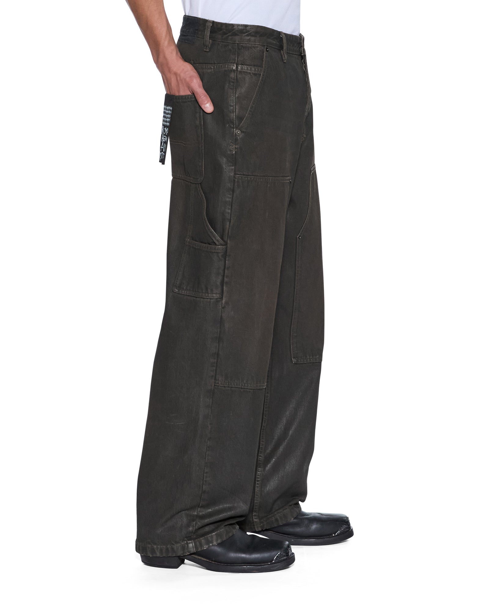 Mens Maxx Operator Grease Baggy Denim Jeans - Image 2