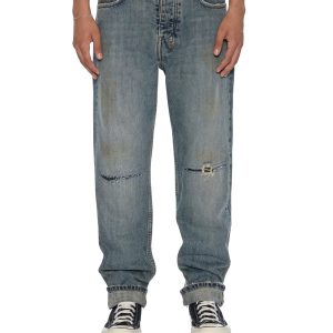 Mens Hazlow Selvedge Melbourne Blue Straight Denim Jeans