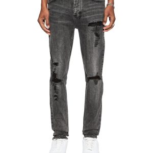 Van Winkle Angst Trashed | Black Stonewash Jeans