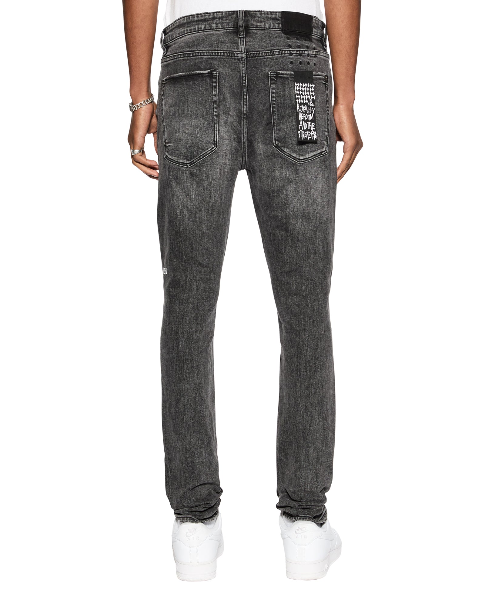 Van Winkle Angst Trashed | Black Stonewash Jeans - Image 6