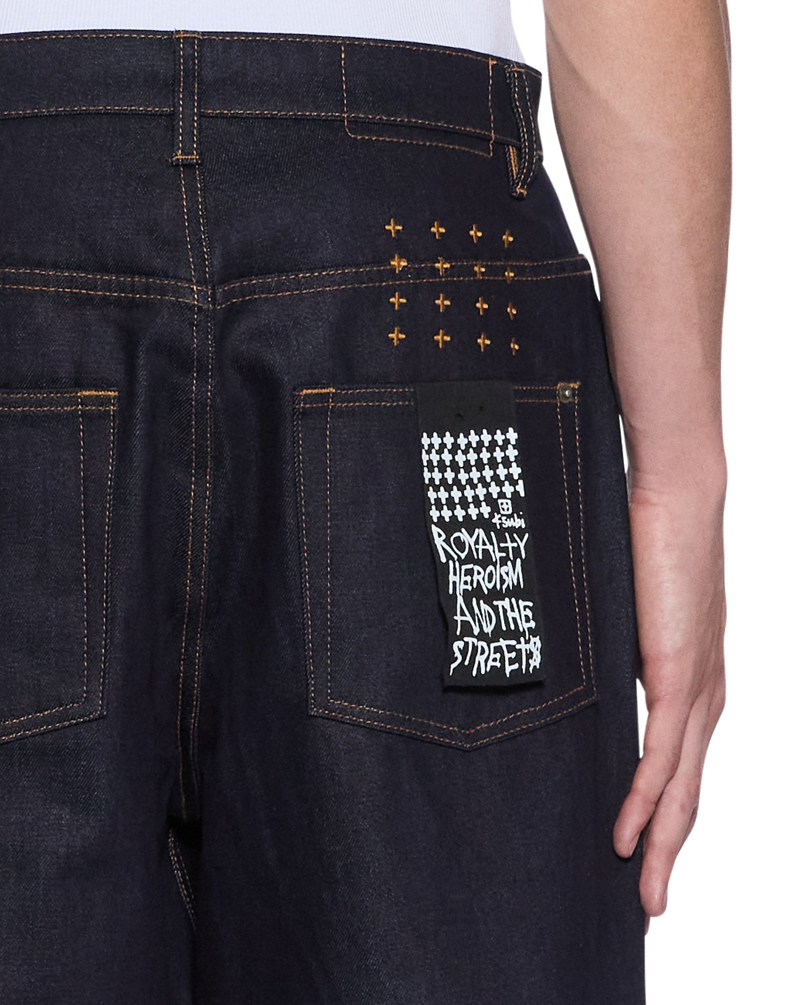Mens Maxx Raw Blue Baggy Denim Jeans - Image 3