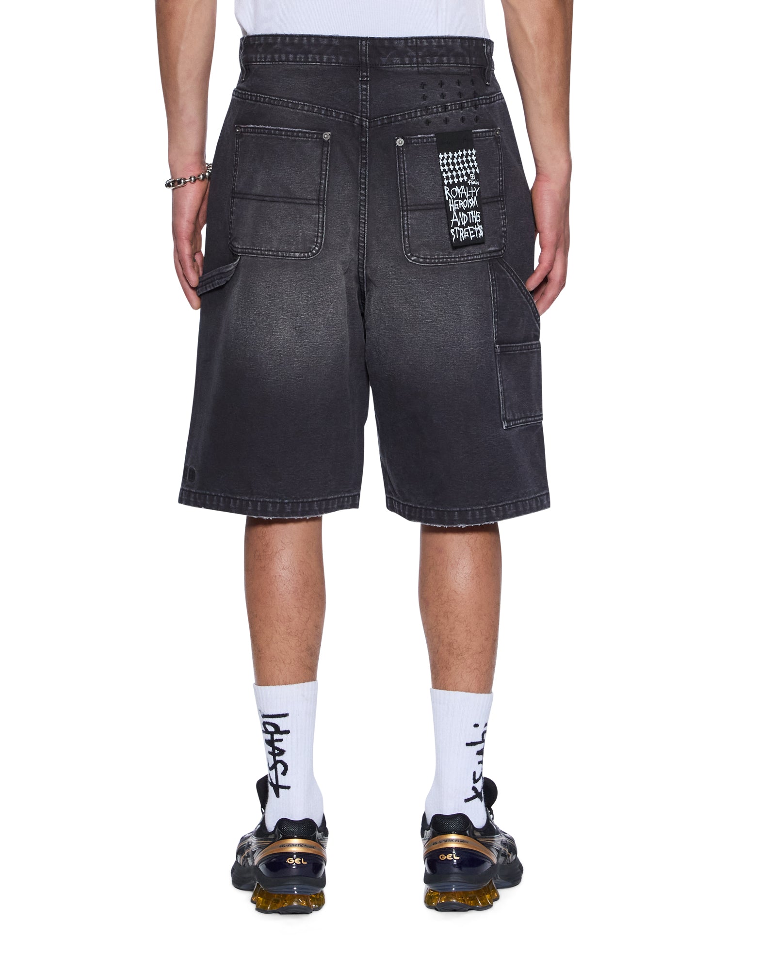 Mens Operator Short Powder Grey Walkshorts - Image 4
