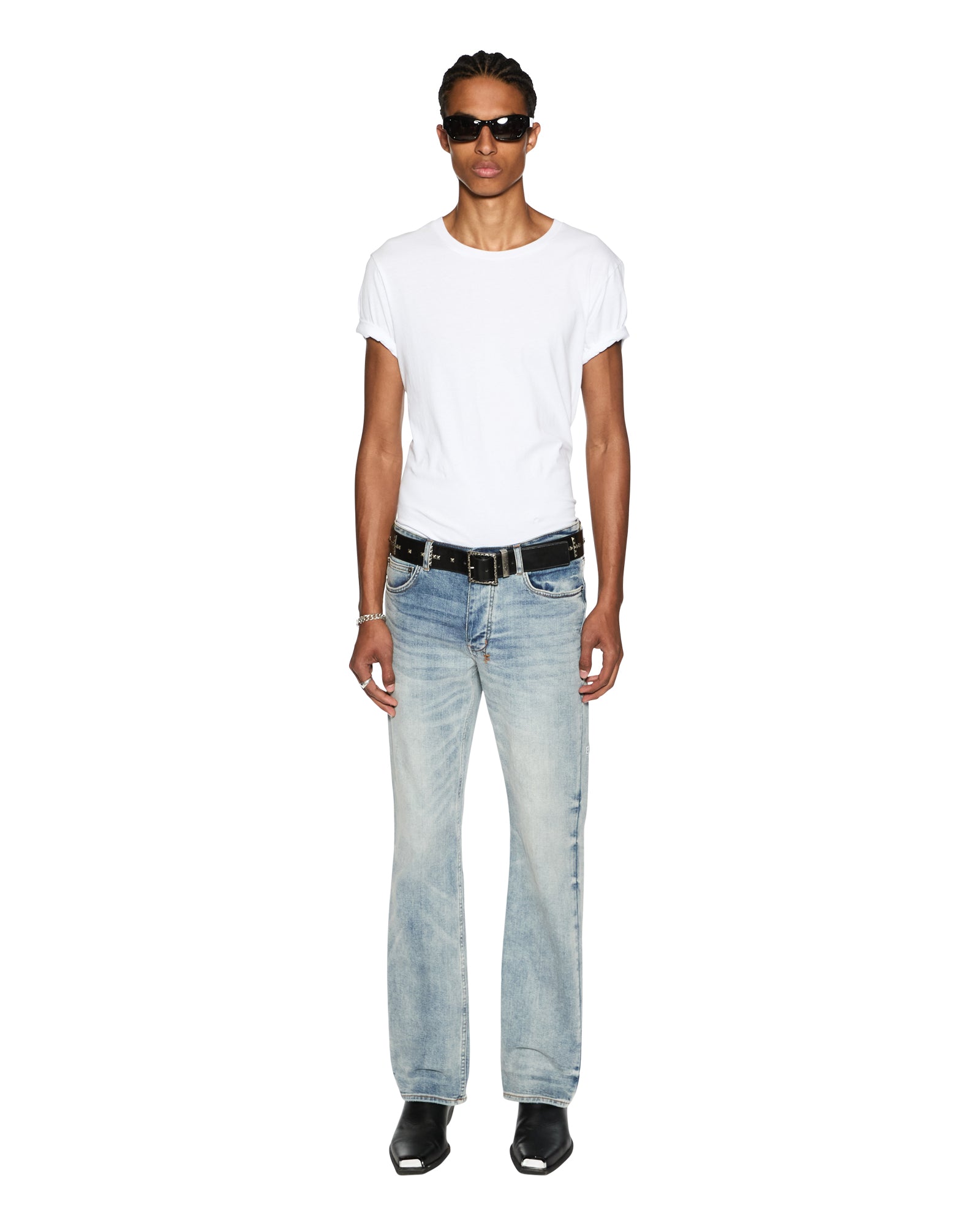 Mens Bronko Pure Dynamite Bootcut Denim Jeans - Image 3