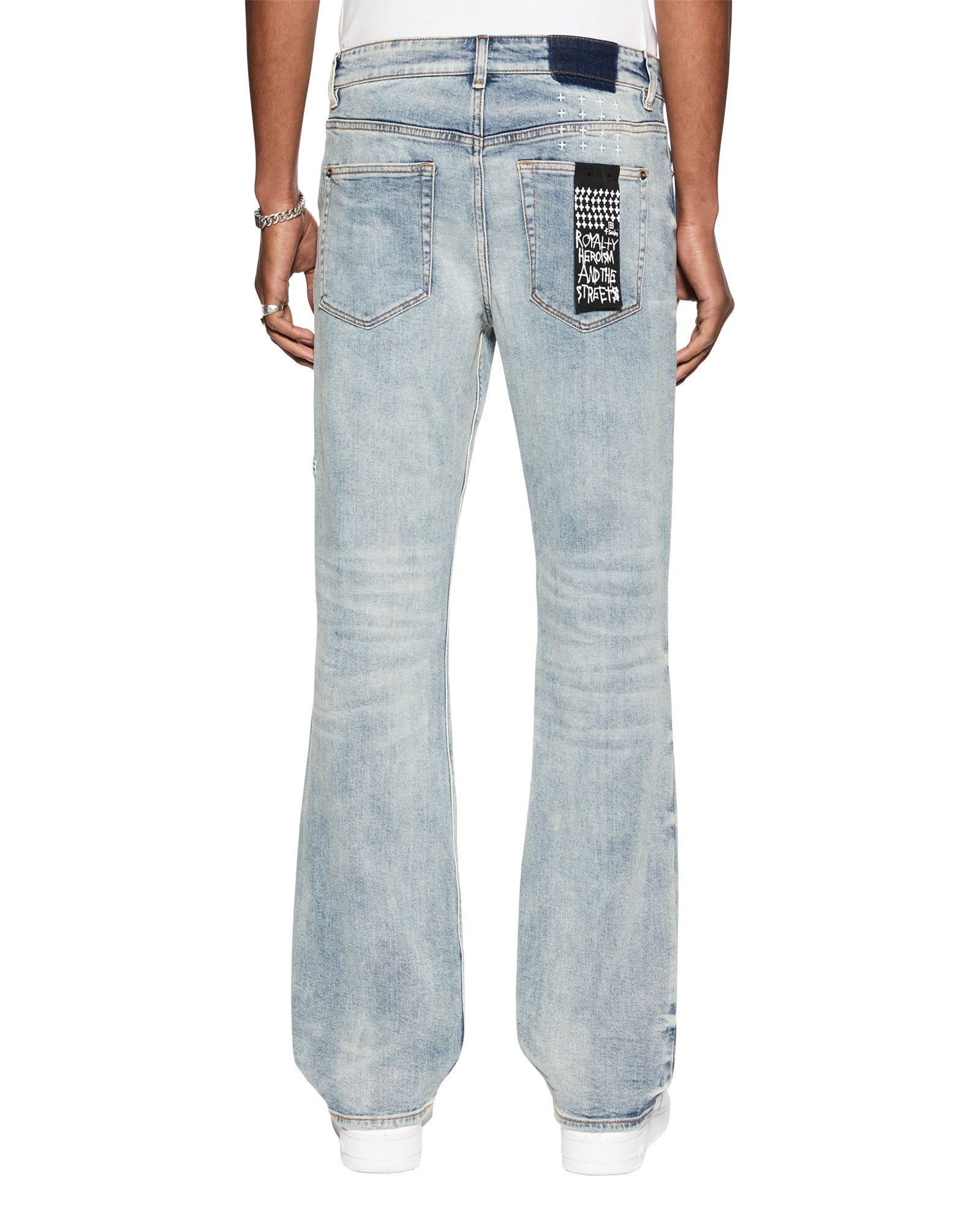 Mens Bronko Pure Dynamite Bootcut Denim Jeans - Image 5