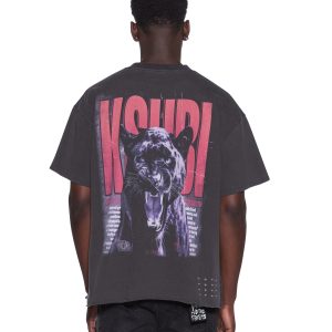 Mens Panthera Ekcess Ss Tee Faded Black Tees