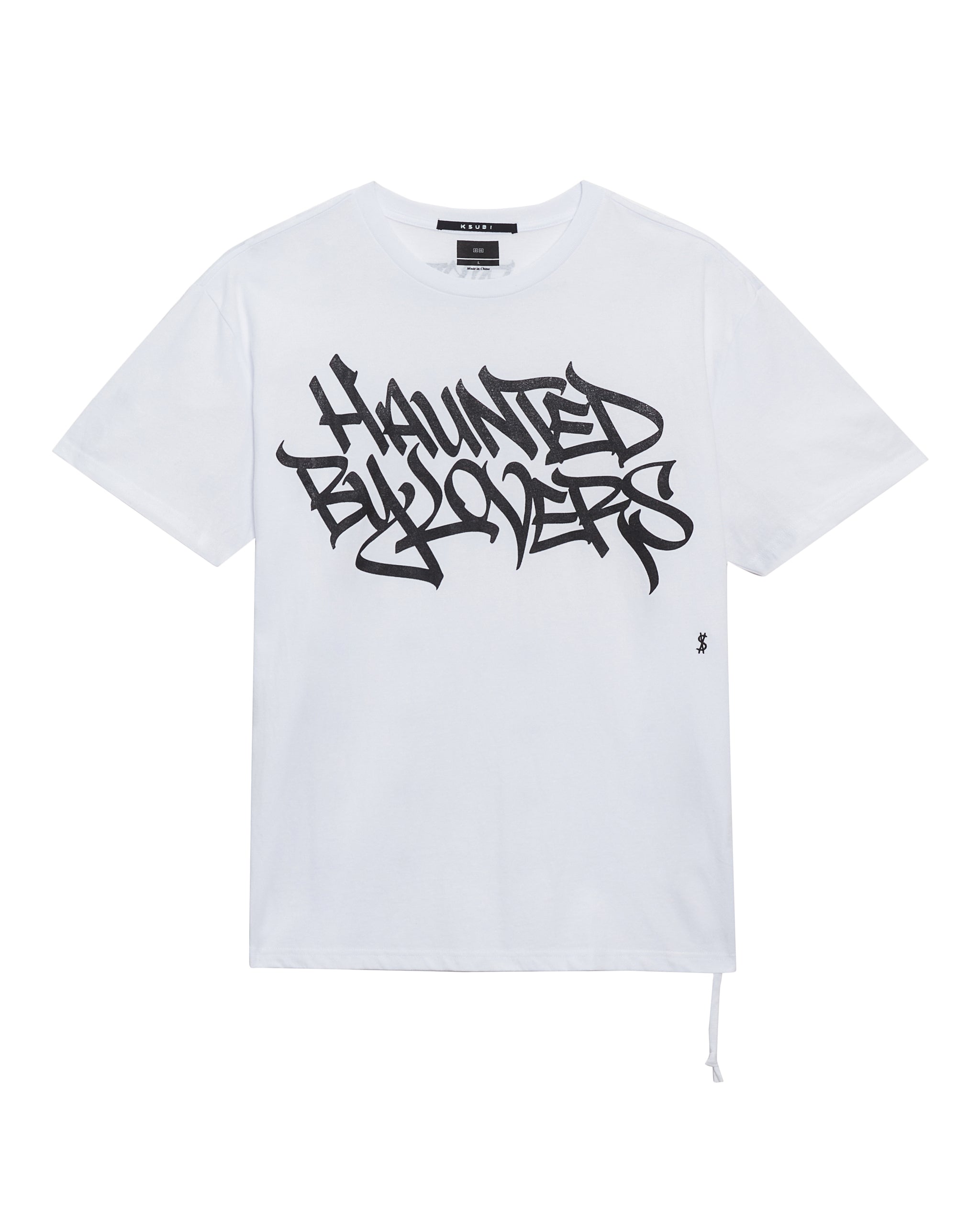 Mens Faust Biggie Ss Tee Optic White Tees - Image 5