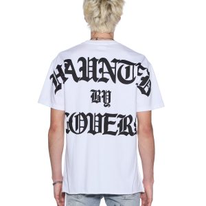 Mens Haunted Biggie Ss Tee White Tees