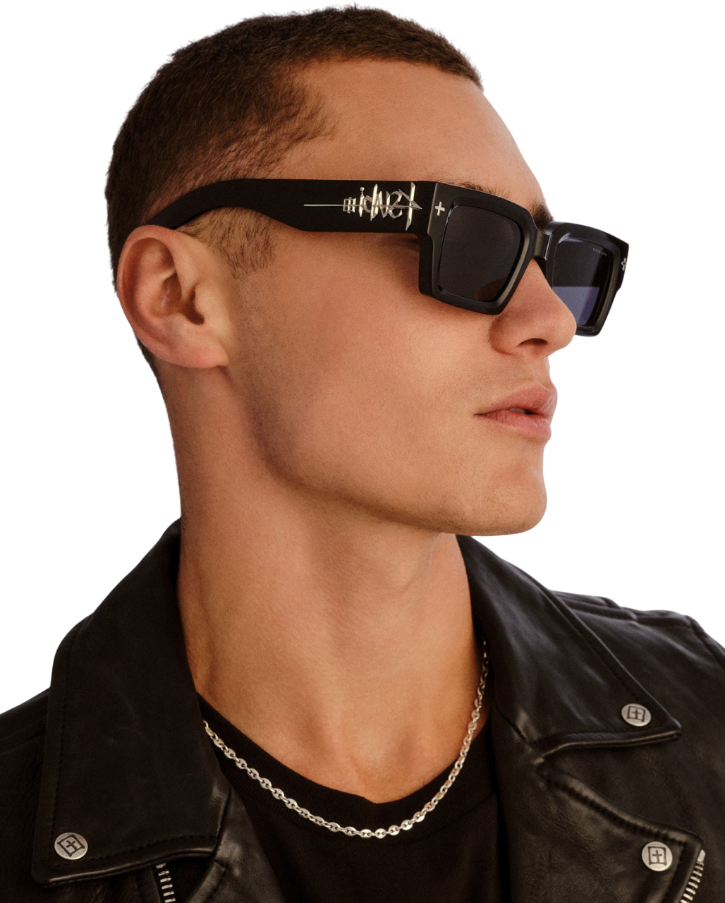 The Kingy Sunglasses Black Silver - Image 4