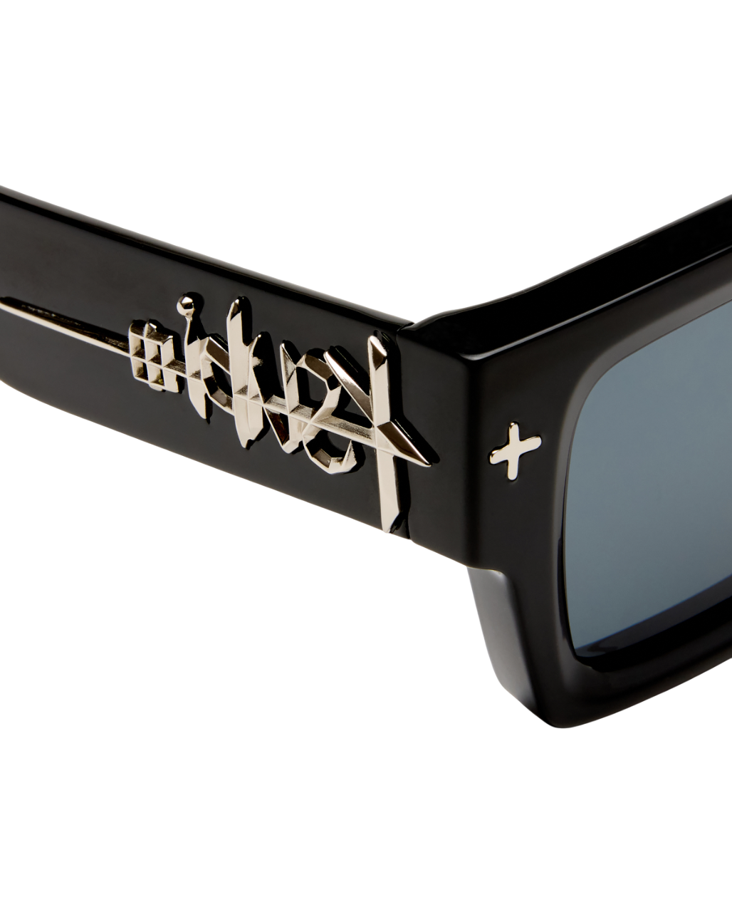 The Kingy Sunglasses Black Silver - Image 5