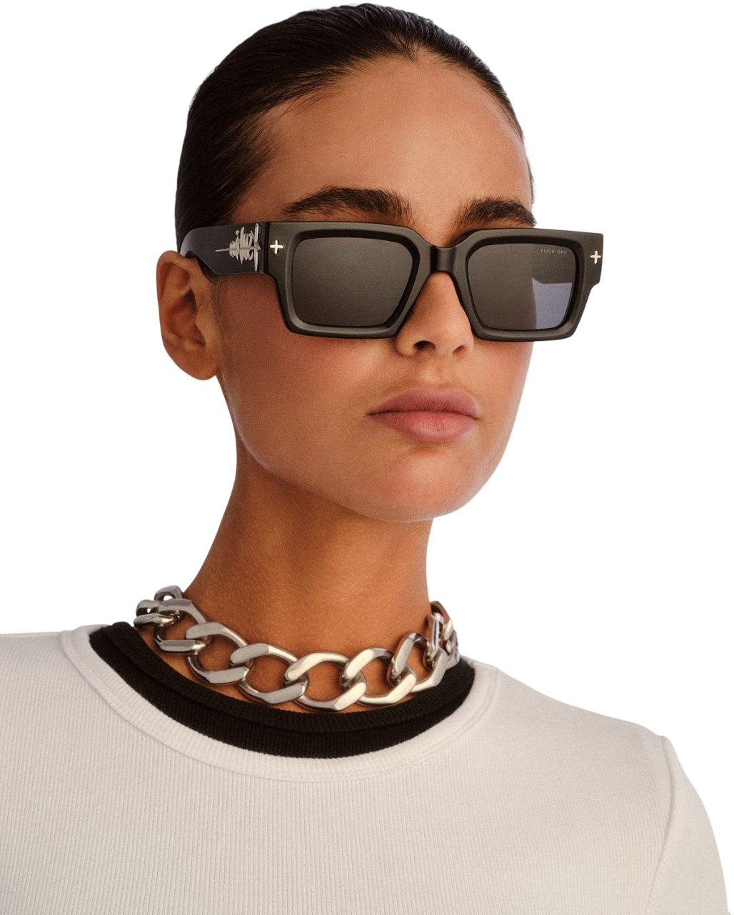 The Kingy Sunglasses Black Silver - Image 6