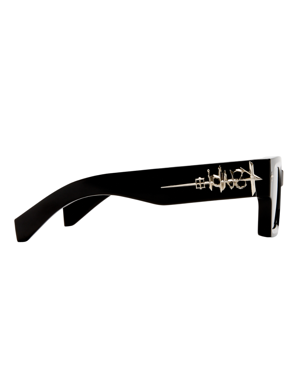 The Kingy Sunglasses Black Silver - Image 7