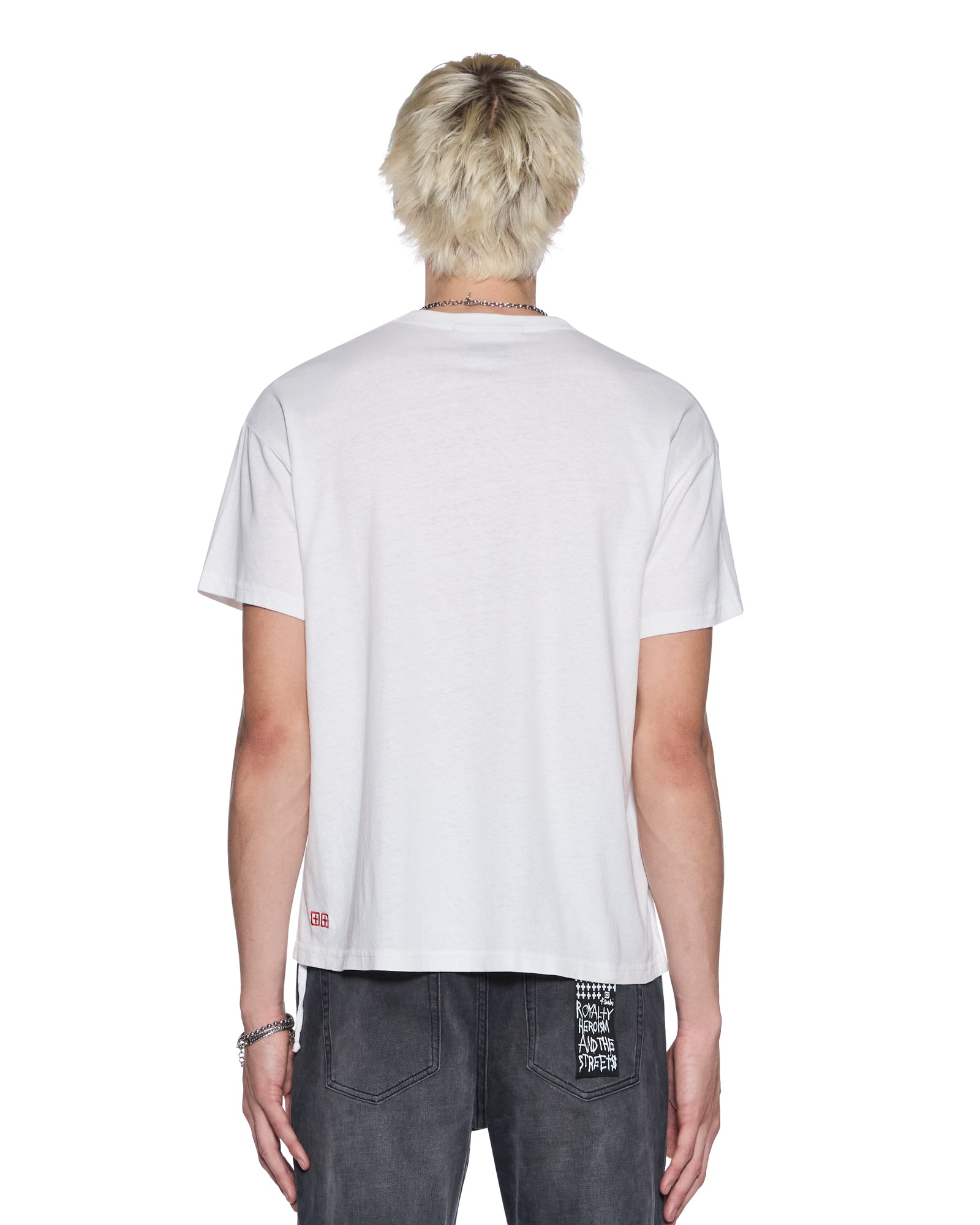 Mens Panthera Sid Ss Tee Vintage White Tees - Image 4