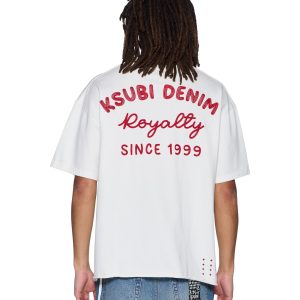 Mens Mekanik Biggie Ss Tee Vintage White Tees