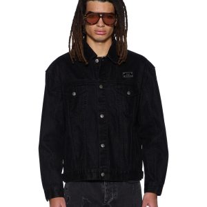 Mens Oh G Jacket Flocked Black Jackets