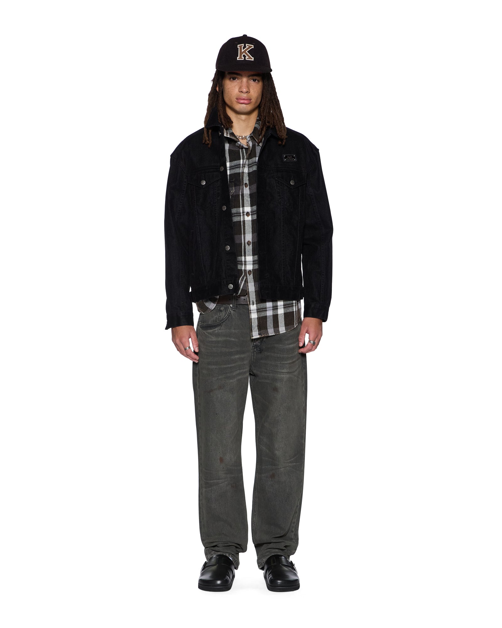 Mens Oh G Jacket Flocked Black Jackets - Image 2