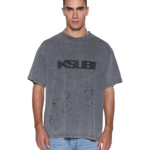 Mens Blasted Ekcess Ss Tee Rhino Tees