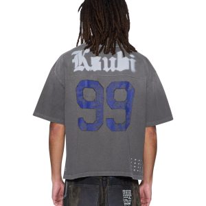 Mens Utopia Halen Raglan Ss Tee Charcoal Tees