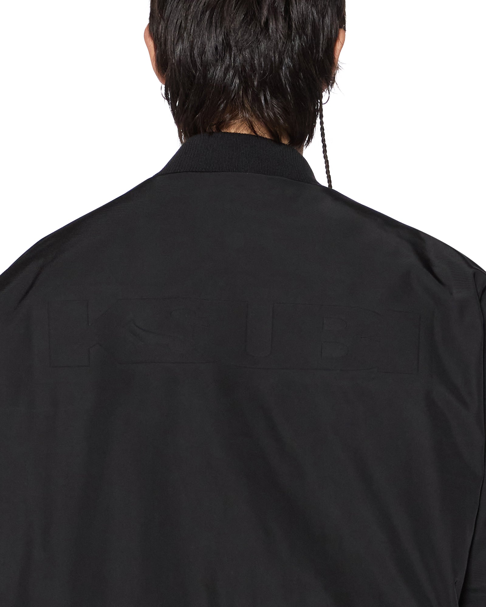Mens Intruder Bomber Jacket Black Jackets - Image 3