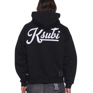 Mens Outfield Ekcess Hoodie Black Fleece