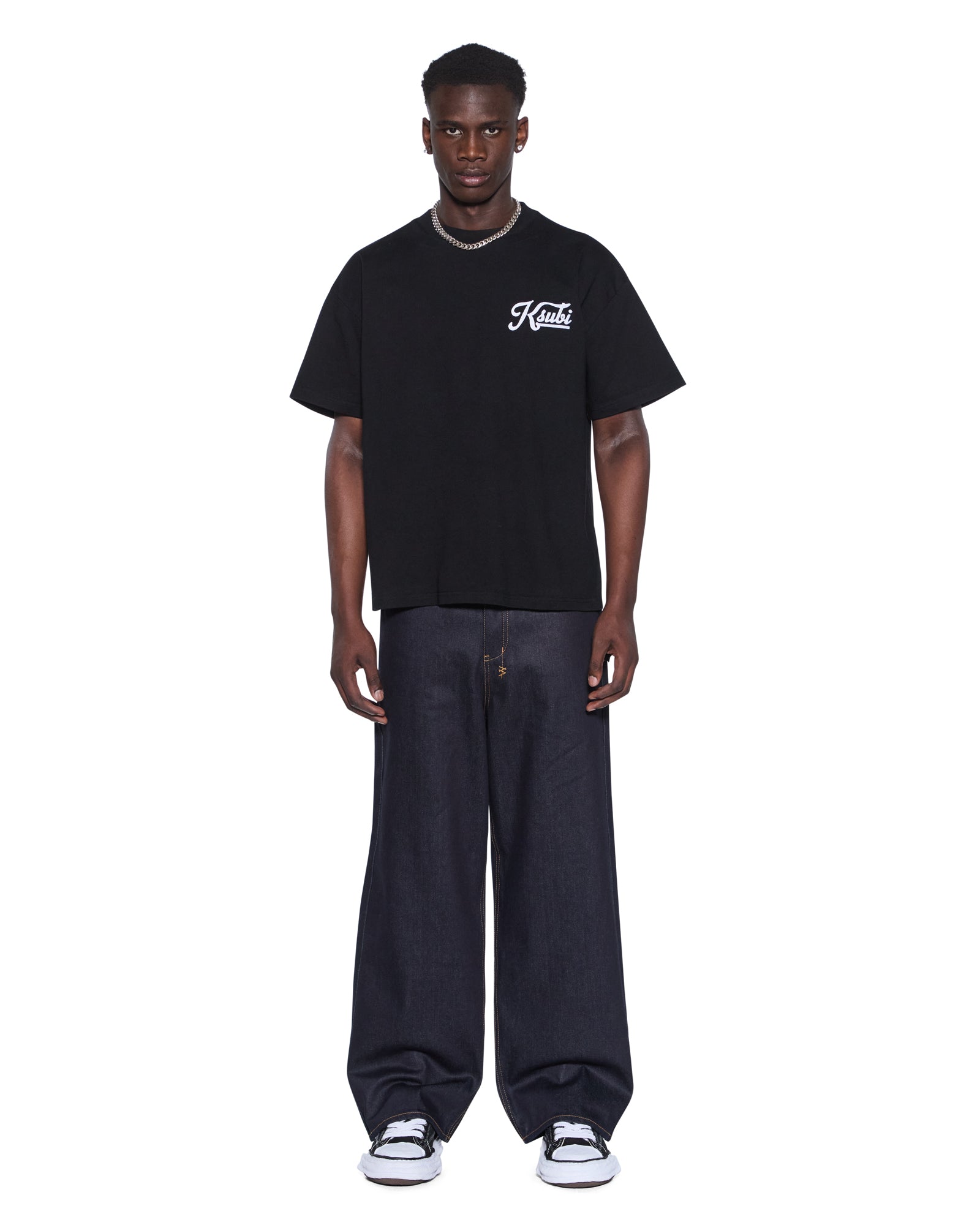 Mens Outfield Ekcess Ss Tee Black Tees - Image 2
