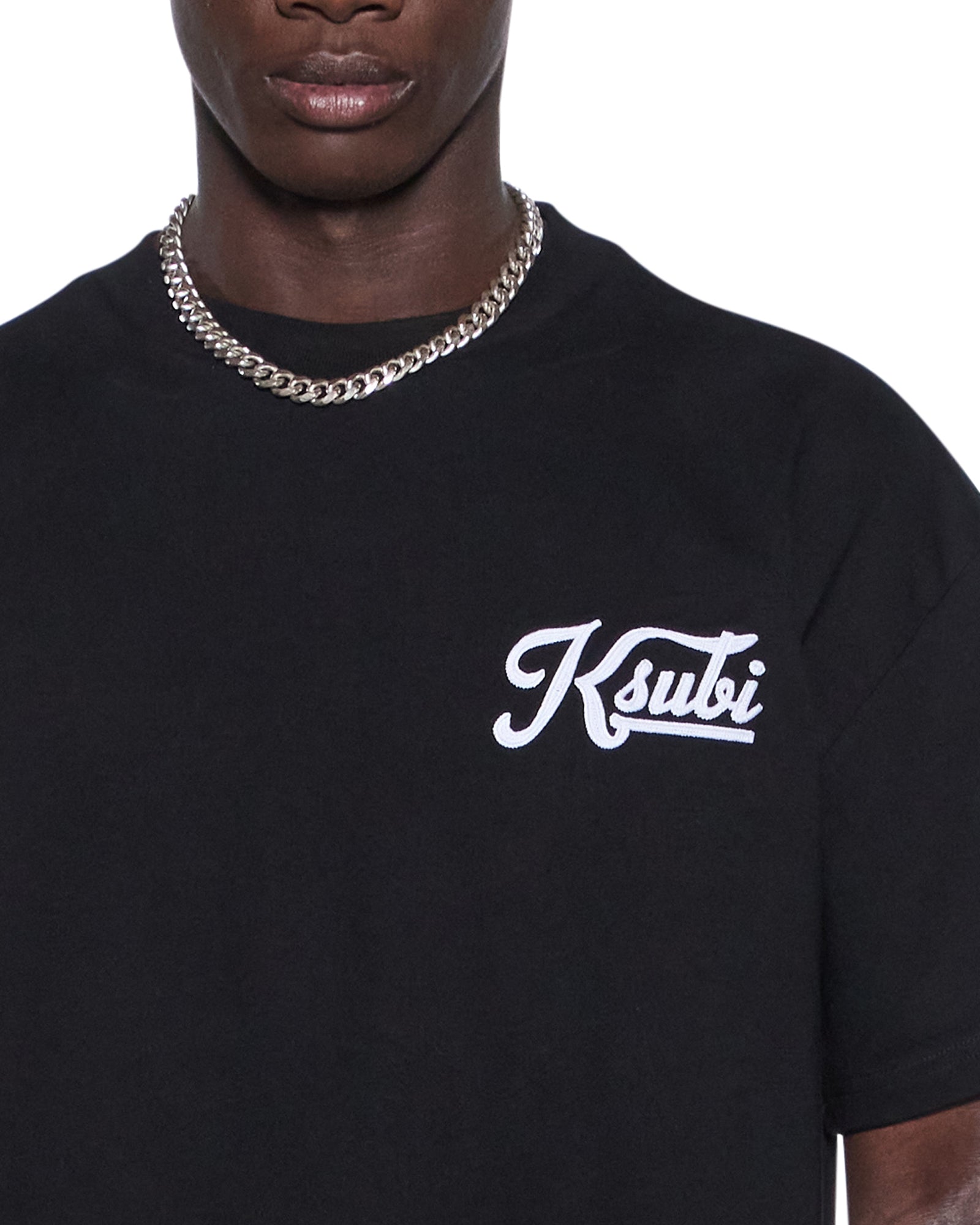 Mens Outfield Ekcess Ss Tee Black Tees - Image 3