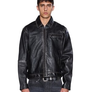 Mens Eldorado Leather Jacket Black Jackets