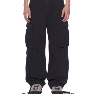Mens Troop Cargo Pant Black Fade Pants