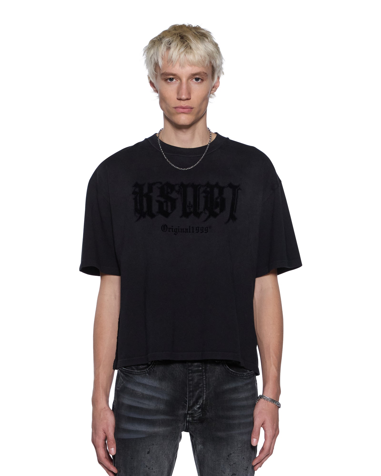 Mens Kstudio Halen Ss Tee Black Fade Tees
