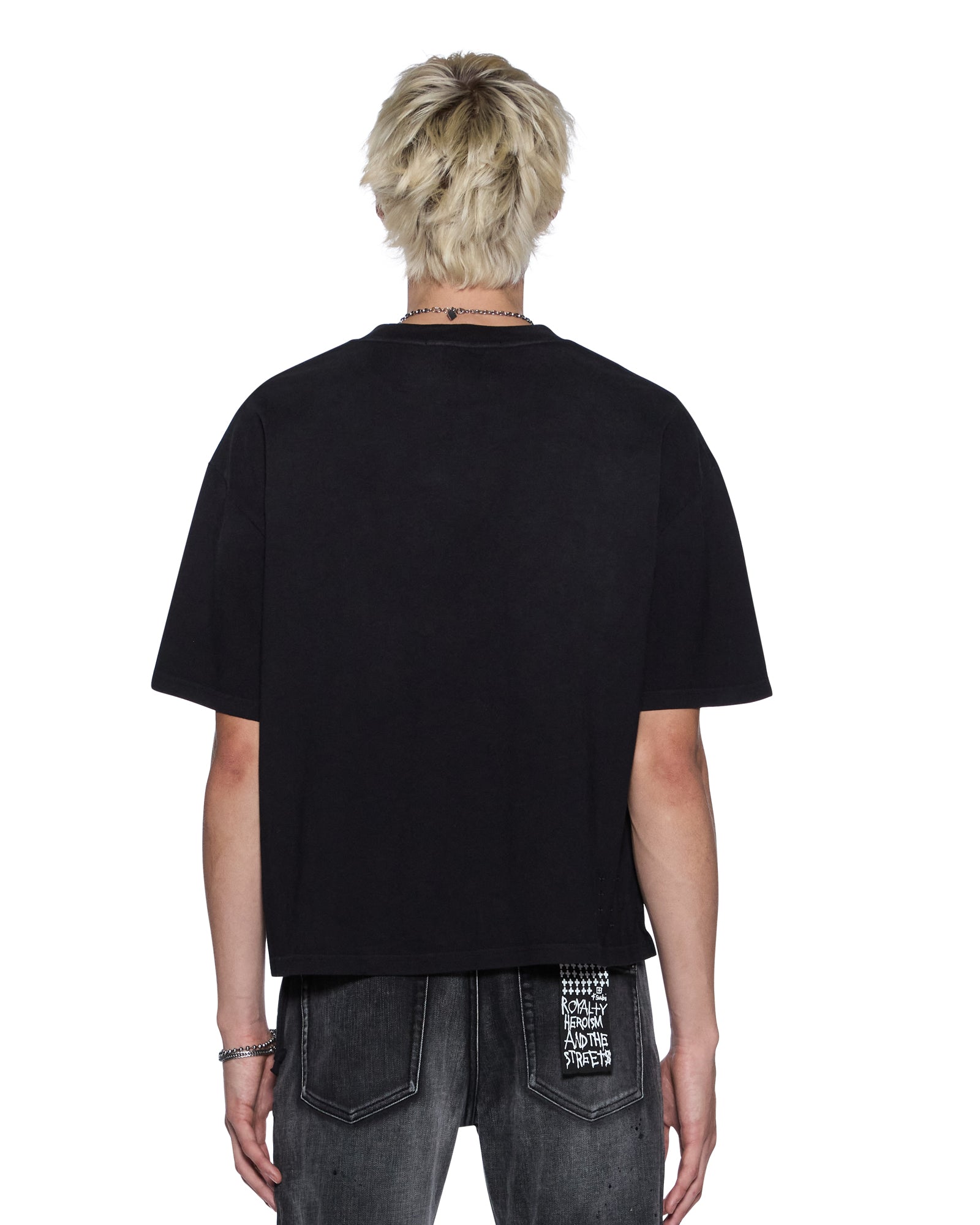 Mens Kstudio Halen Ss Tee Black Fade Tees - Image 4