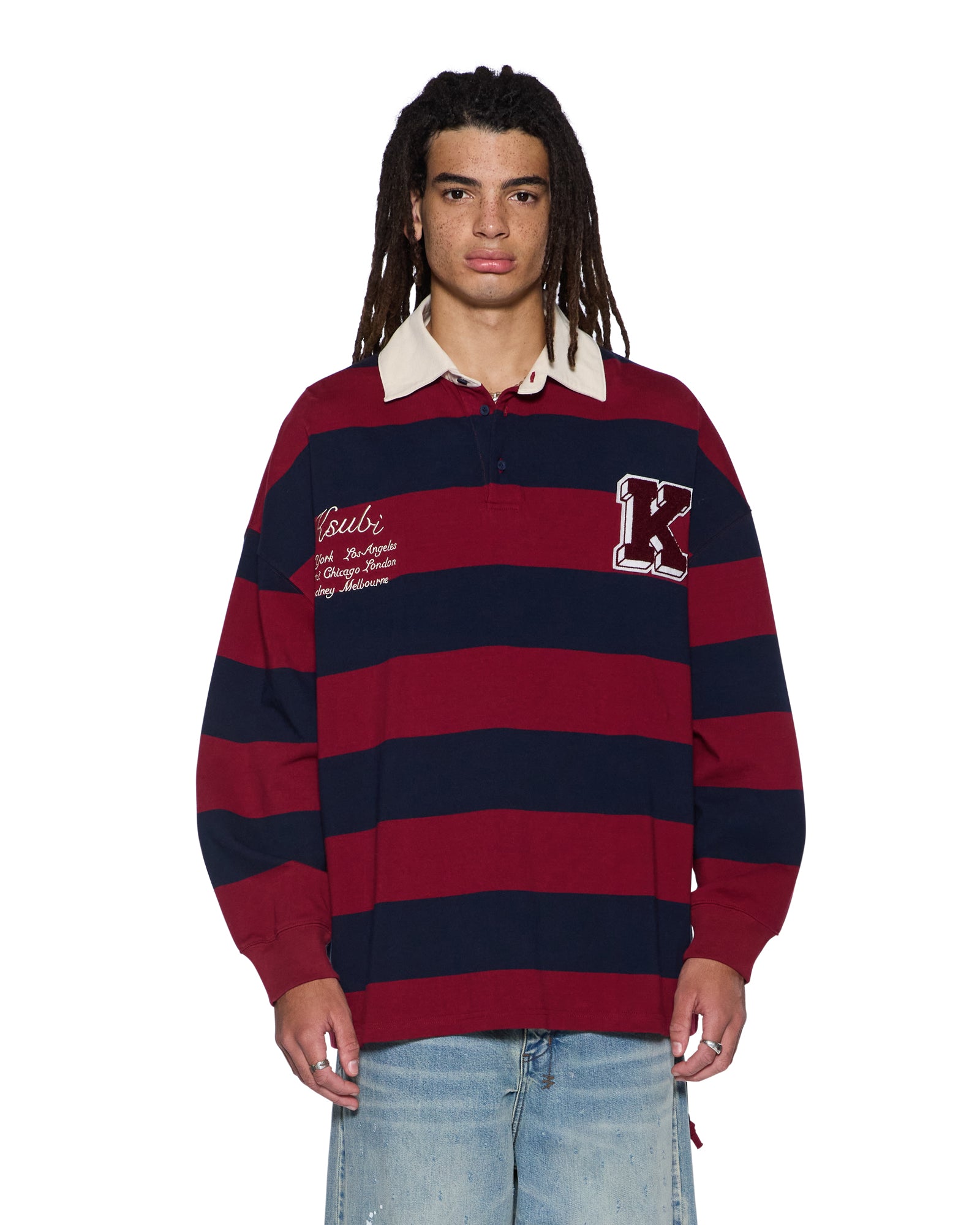 Mens Rugged Rugby Jersey Fire Fade Fashion Tops