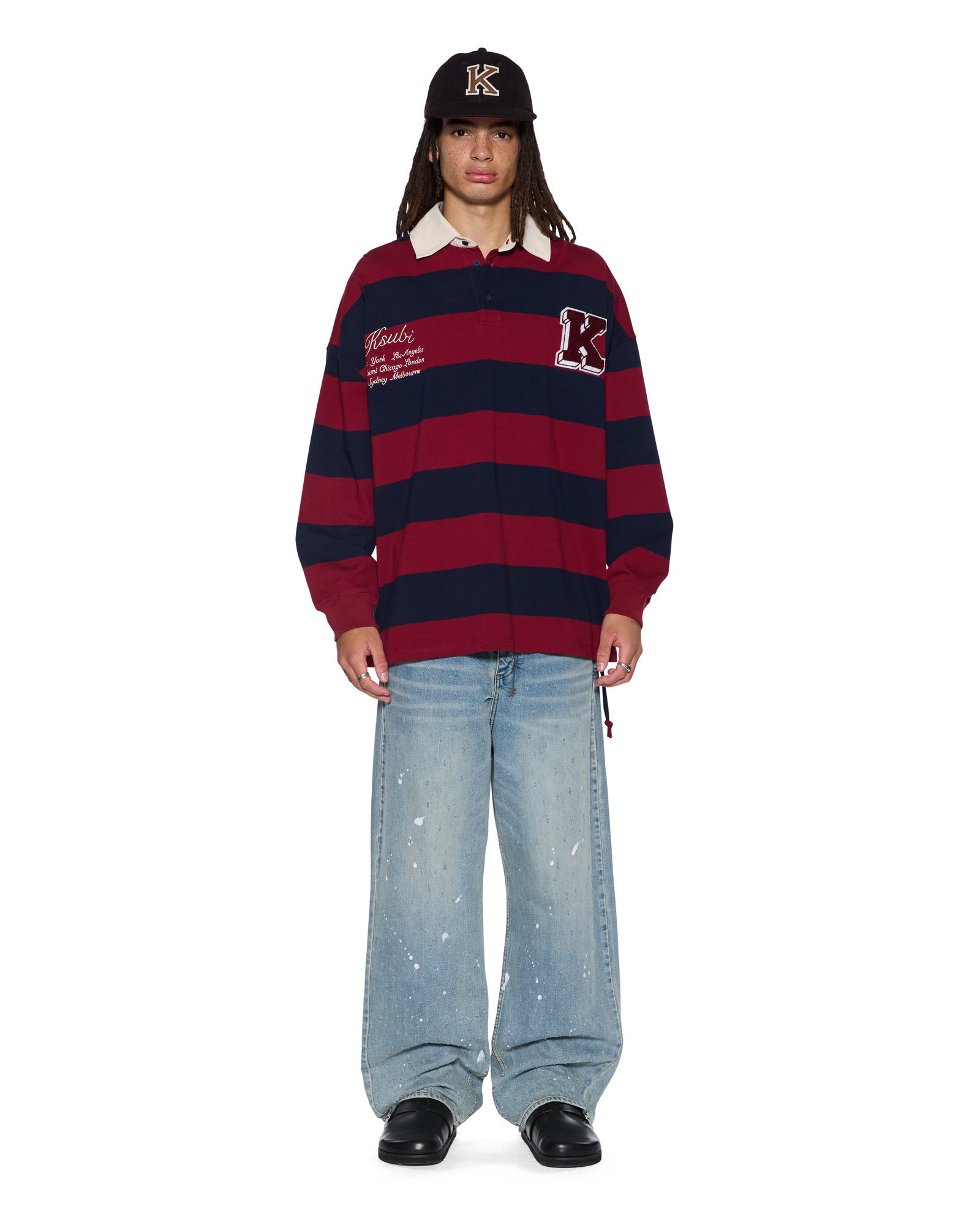 Mens Rugged Rugby Jersey Fire Fade Fashion Tops - Image 2