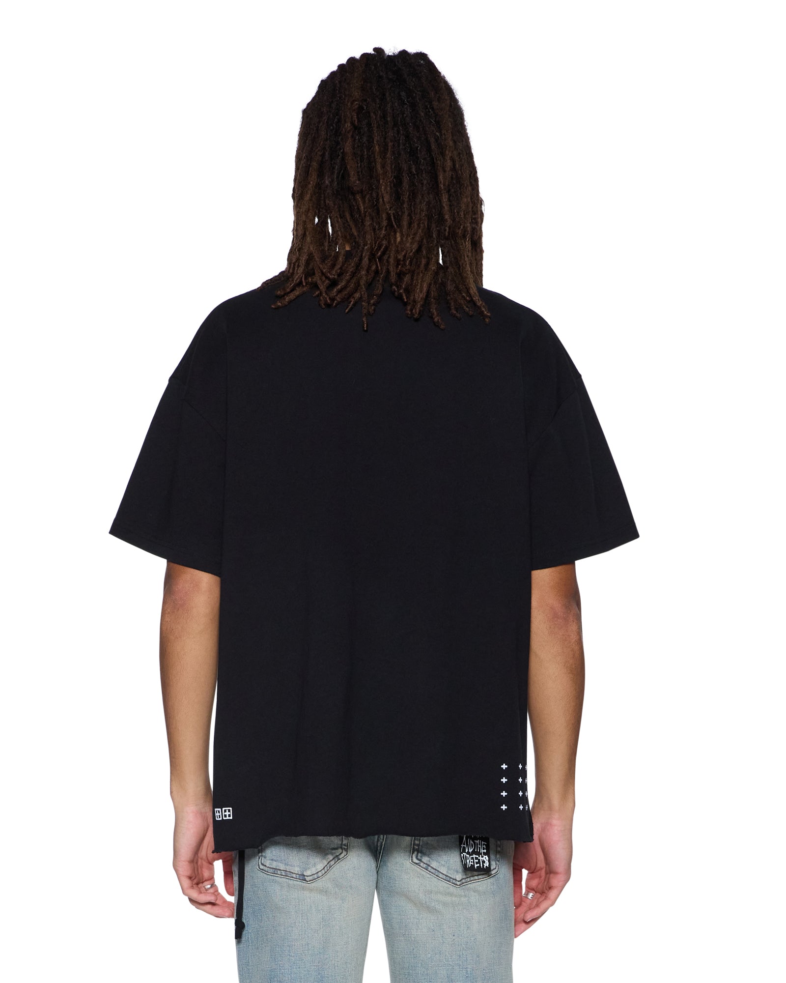 Mens Plated Ekcess Ss Tee Jet Black Tees - Image 4