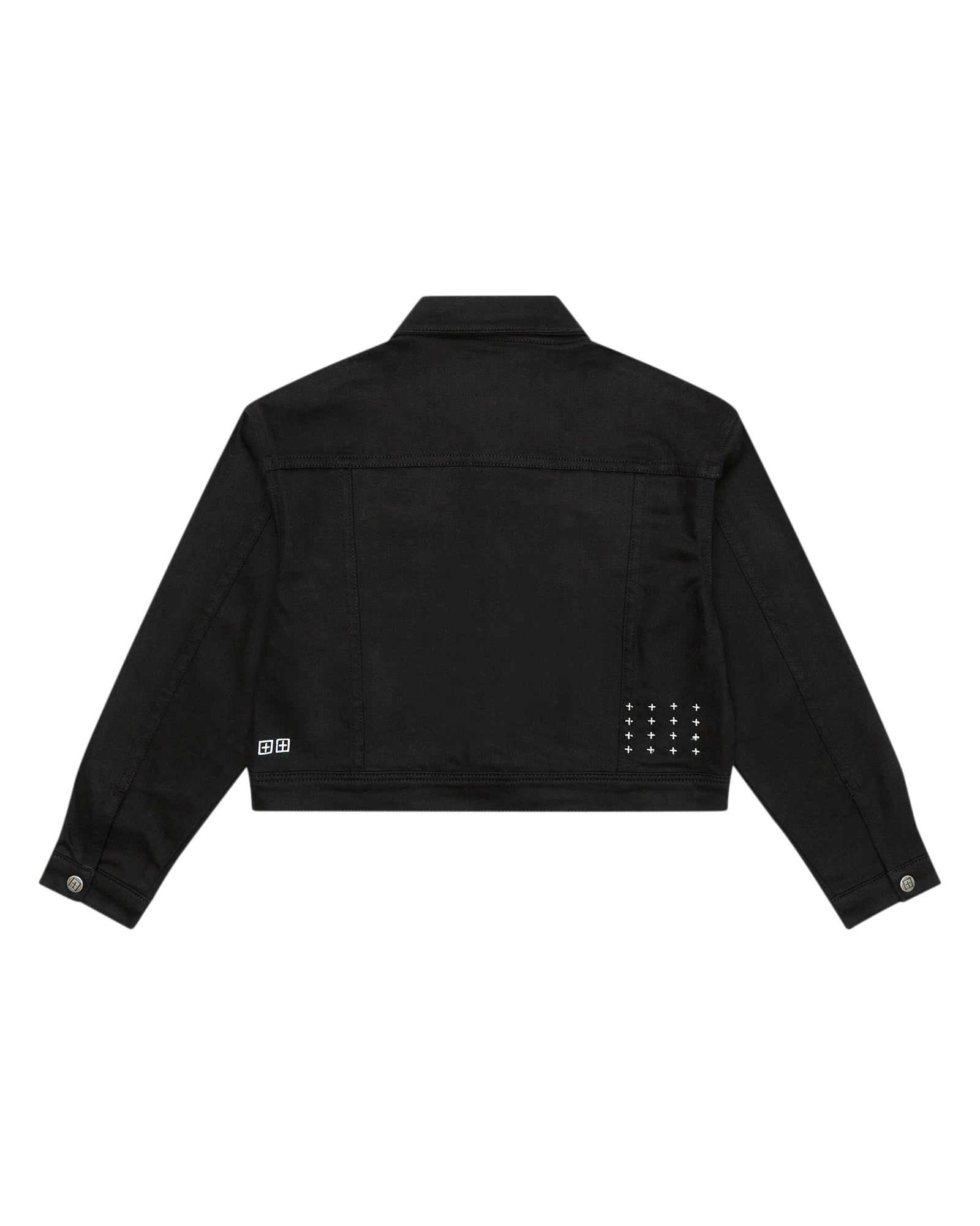Lil Oh G Kids Jackets - Black Denim - Image 2