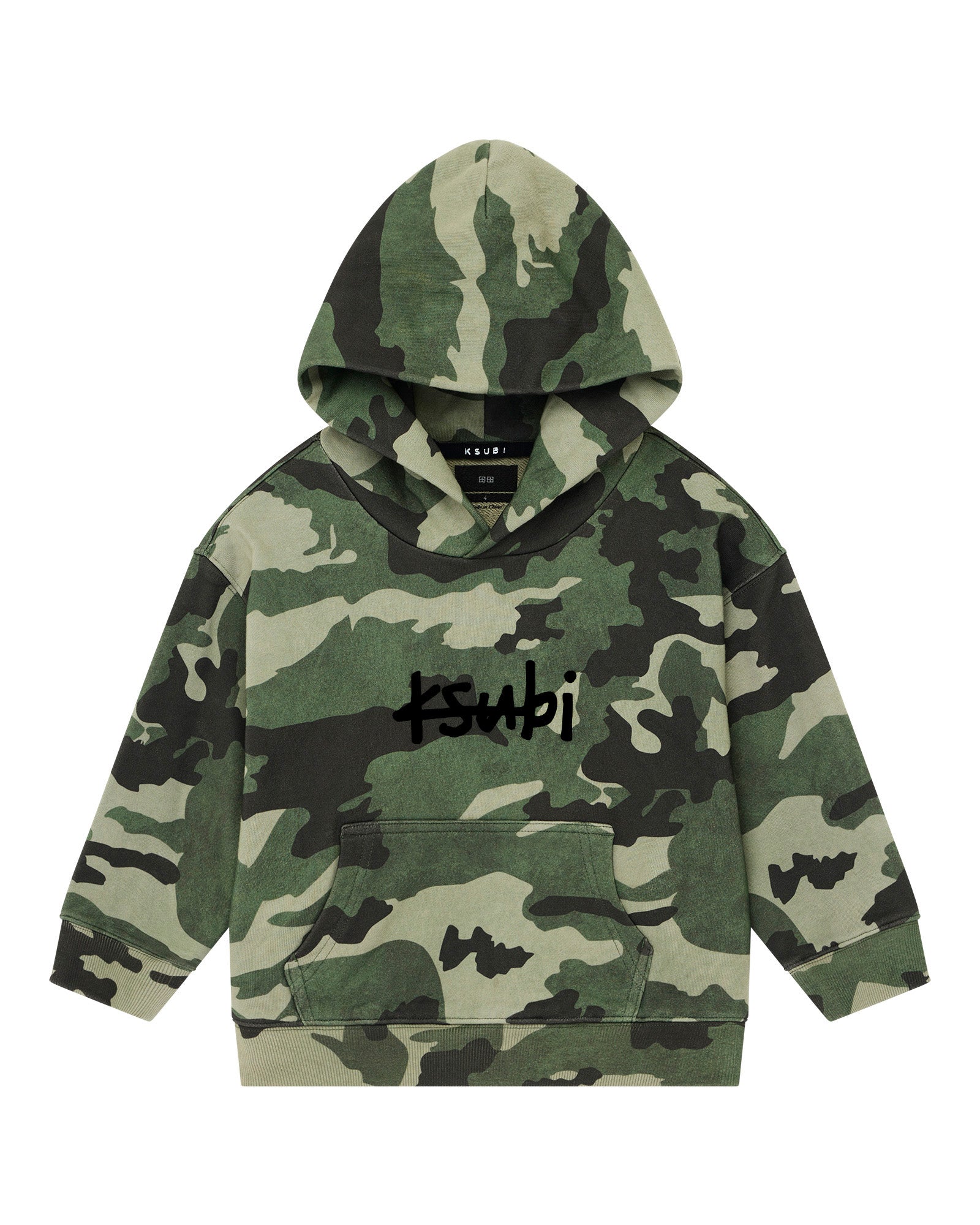 Kids 1999 Lil Biggie Hoodie Camo Fleece - Image 2