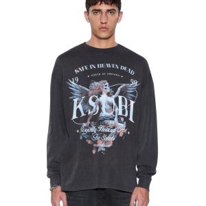 Mens Spirit Ekcess Ls Tee Acid Black Tees