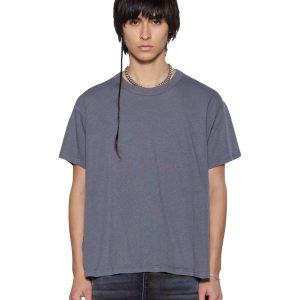 Mens Slub Sid Ss Tee Charcoal Tees