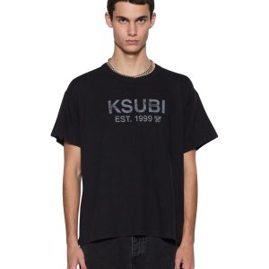 Mens State Slub Sid Ss Tee Black Tees