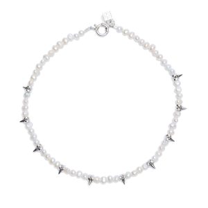 Pearl Spike Choker