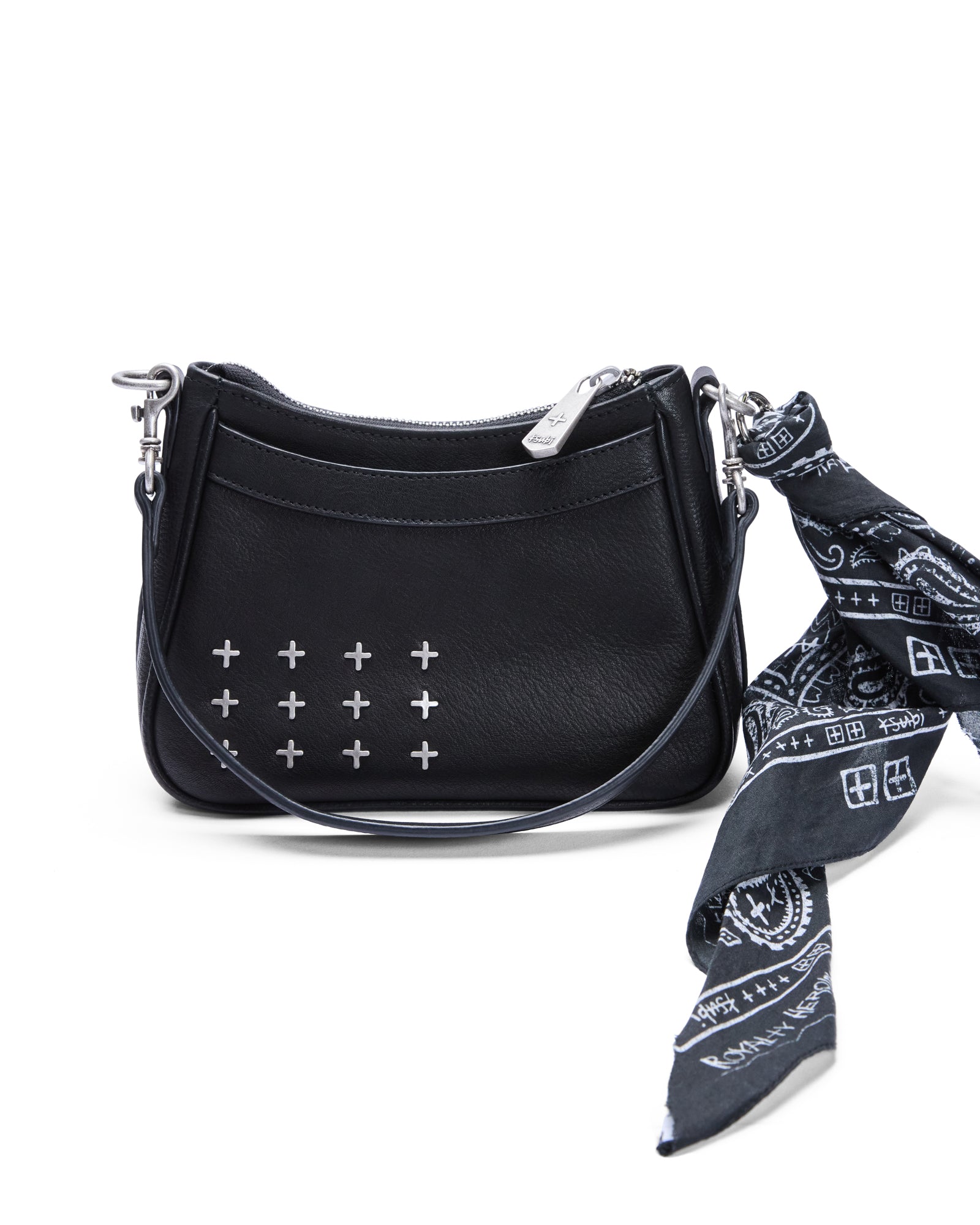 Trash Bag Mini Black Leather - Image 2