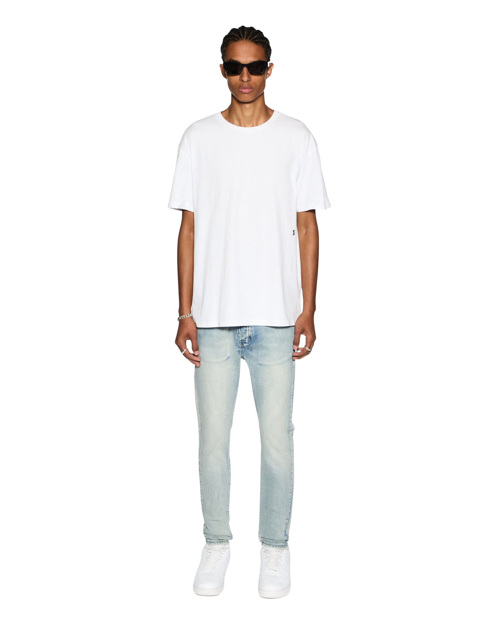 Buy 4 x 4 Biggie Ss Tee Optic White | Ksubi - Image 5