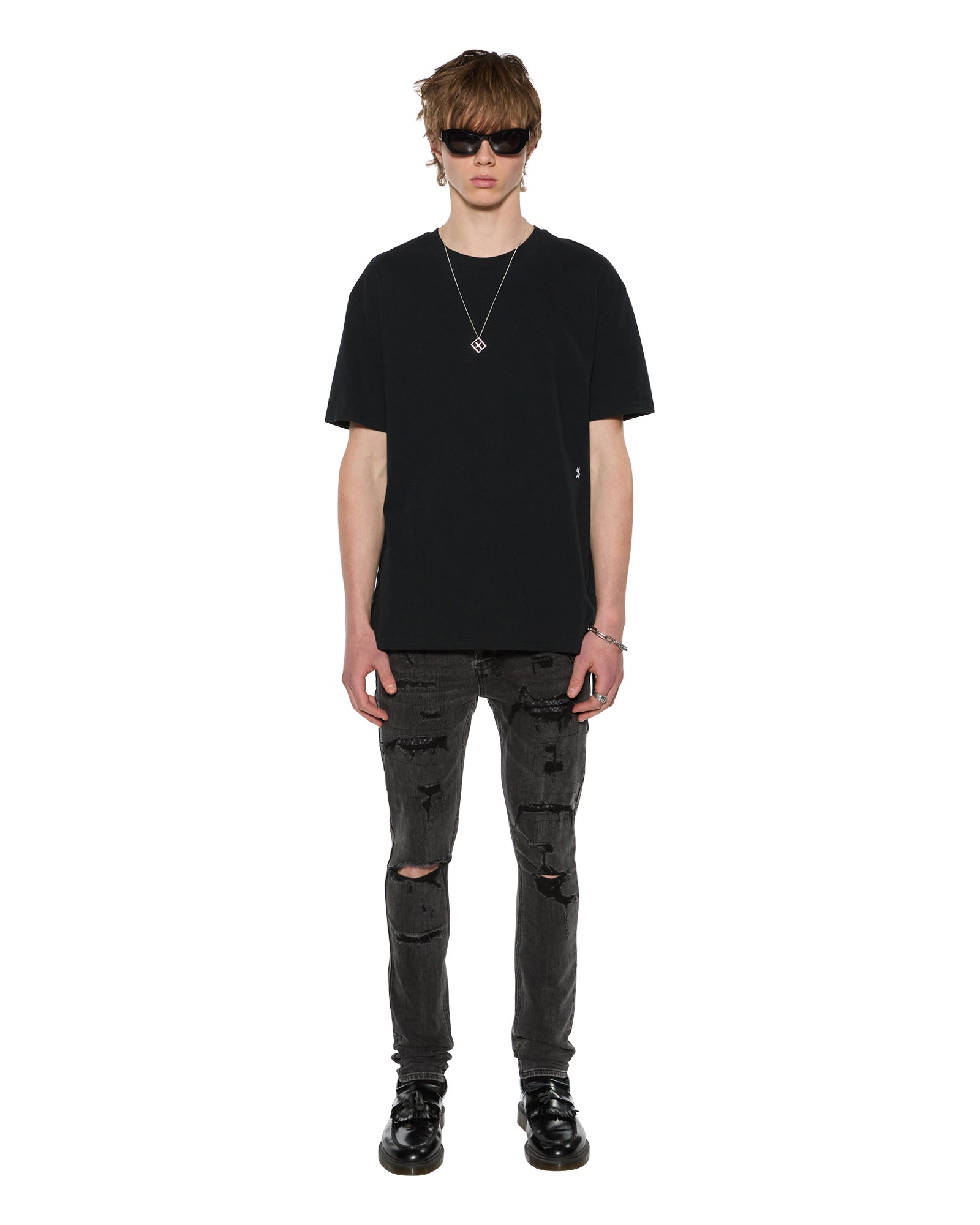 Buy 4 x 4 Biggie Ss Tee Jet Black | Ksubi - Image 2