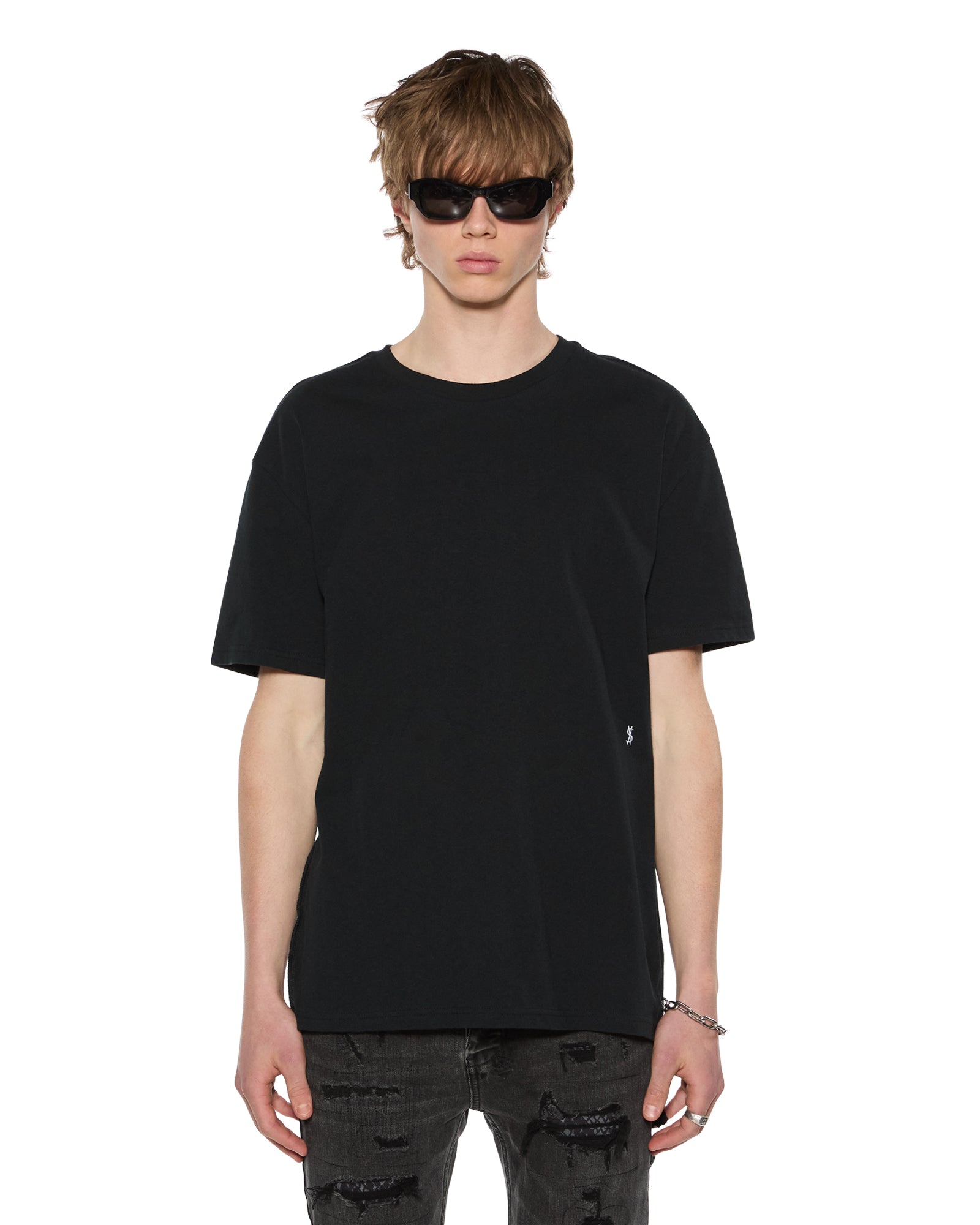 Buy 4 x 4 Biggie Ss Tee Jet Black | Ksubi - Image 3